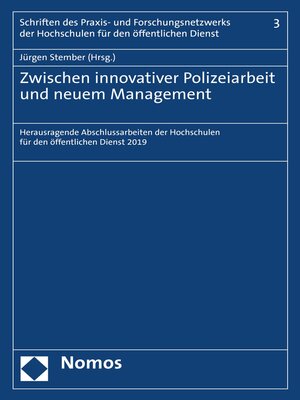 cover image of Zwischen innovativer Polizeiarbeit und neuem Management